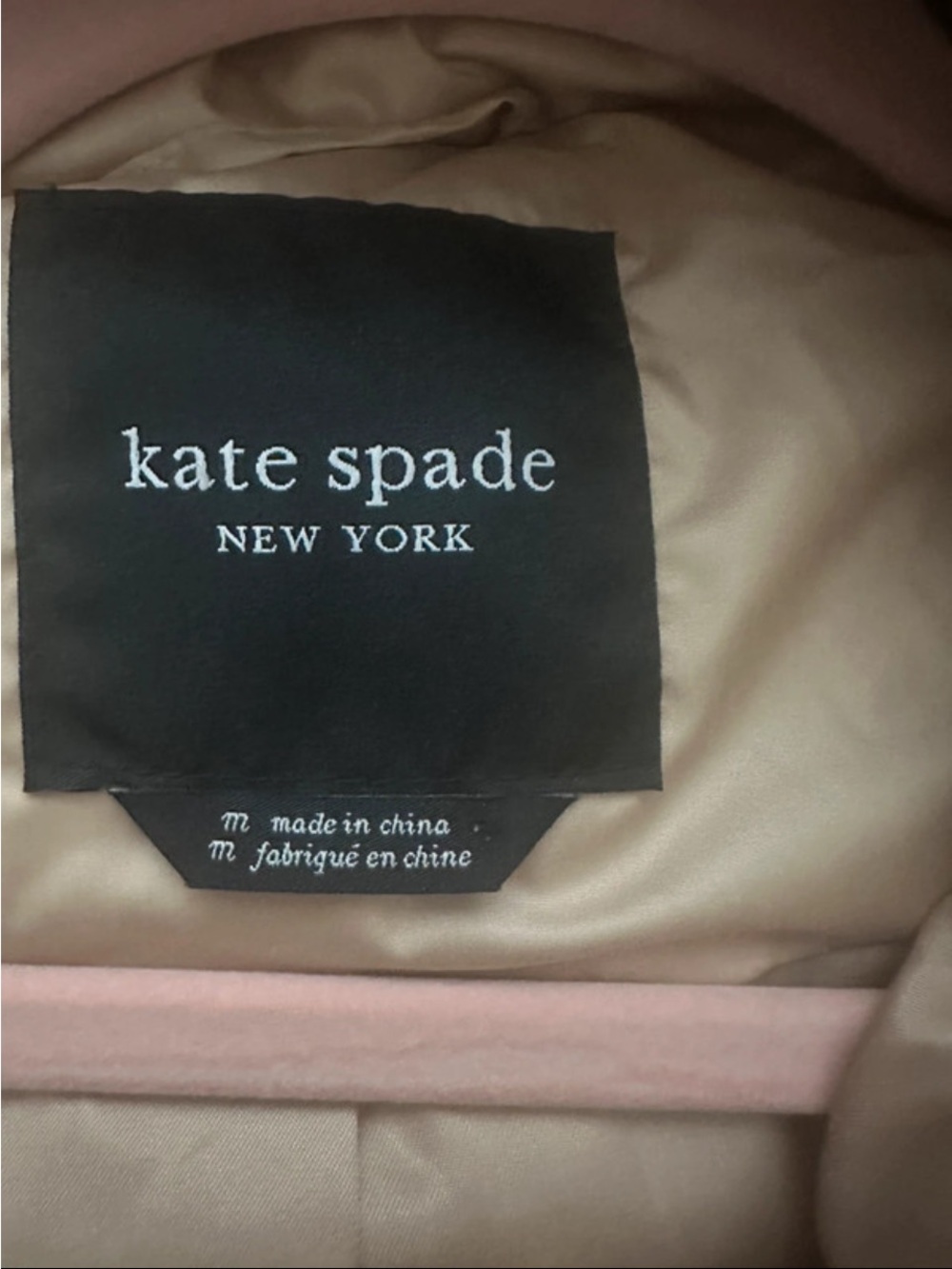kate spade Quilted Satin Vest in Taupe with Gold Hardware - Picture 5 of 7